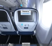 United Boeing 777-200ER V.2 seat maps 360 panorama view