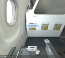 Allegiant Air Airbus A320-200 V.2 seat maps 360 panorama view
