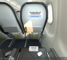Allegiant Air Airbus A320-200 V.2 seat maps 360 panorama view