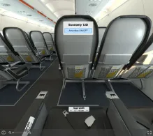 Allegiant Air Airbus A320-200 V.2 seat maps 360 panorama view