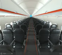 easyJet Switzerland Airbus A320neo seat maps 360 panorama view