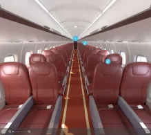 Air India ATR 72-600 seat maps 360 panorama view
