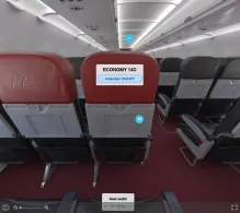 AirAsia Airbus A320neo seat maps 360 panorama view