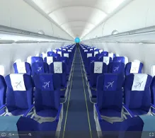 IndiGo Airbus A320neo V.2 seat maps 360 panorama view