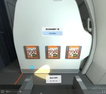 easyJet UK Airbus A320neo seat maps 360 panorama view