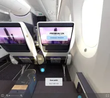 Riyadh Air Boeing 787-9 seat maps 360 panorama view