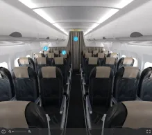 Swiss Airbus A320-200 V.1 seat maps 360 panorama view