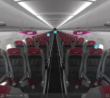 Eurowings Airbus A319-100 V.2 seat maps 360 panorama view