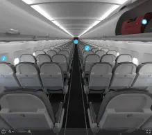 Eurowings Airbus A319-100 V.2 seat maps 360 panorama view