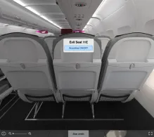 Eurowings Airbus A319-100 V.2 seat maps 360 panorama view