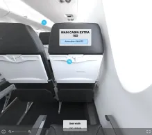 American Airlines Bombardier CRJ900 V.1 seat maps 360 panorama view