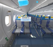Air Caraibes ATR 72-600 V.1 seat maps 360 panorama view