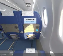 Air Caraibes ATR 72-600 V.1 seat maps 360 panorama view