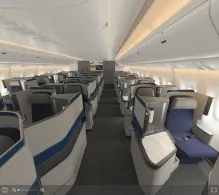 United Boeing 767-300 ER V.1 seat maps 360 panorama view
