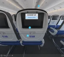 United Boeing 767-300ER V.1 seat maps 360 panorama view