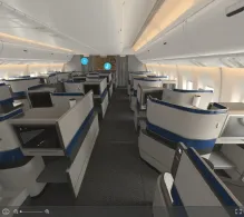 United Boeing 767-300ER V.1 seat maps 360 panorama view