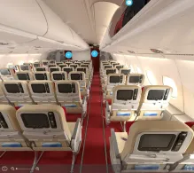 Global Airlines Airbus A380-800 seat maps 360 panorama view
