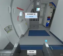 Buzz Boeing 737-800 seat maps 360 panorama view