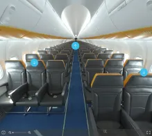 Buzz Boeing 737-800 seat maps 360 panorama view