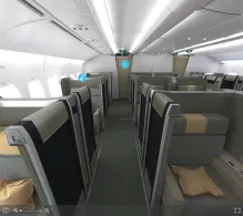 Asiana Airlines Airbus A380-800 old seat maps 360 panorama view