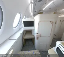 Asiana Airlines Airbus A380-800 seat maps 360 panorama view