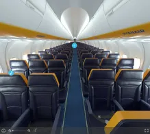 Ryanair UK Boeing 737 MAX 8-200 seat maps 360 panorama view