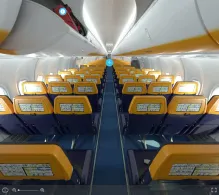 Ryanair UK Boeing 737 MAX 8-200 seat maps 360 panorama view