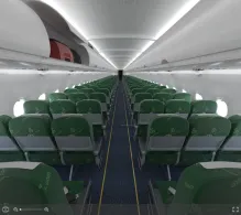 Spring Airlines Airbus A320-200 V.1 seat maps 360 panorama view