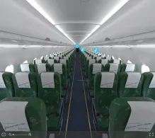 Spring Airlines Airbus A320-200 V.1 seat maps 360 panorama view