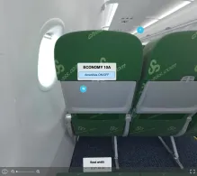 Spring Airlines Airbus A320-200 V.1 seat maps 360 panorama view