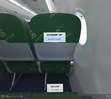 Spring Airlines Airbus A320-200 V.1 seat maps 360 panorama view