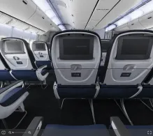 United Boeing 767-400 ER V.2 seat maps 360 panorama view