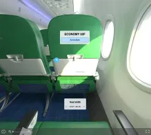 Transavia France Boeing 737-800 seat maps 360 panorama view