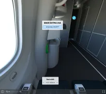 American Airlines Boeing 787-9 V.1 seat maps 360 panorama view