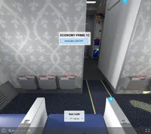 Air India Express Boeing 737-800 V.1 seat maps 360 panorama view