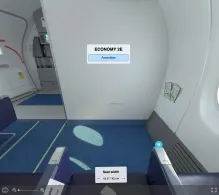 Ryanair Boeing 737-800 seat maps 360 panorama view