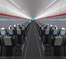 Pegasus Airlines Airbus A320neo seat maps 360 panorama view