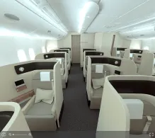 Qantas Airbus A380-800 seat maps 360 panorama view