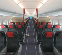 Air France Airbus A319-100 V.2 seat maps 360 panorama view