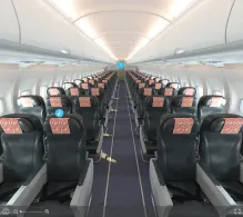 Air France Airbus A319-100 V.2 seat maps 360 panorama view