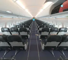Air France Airbus A319-100 V.2 seat maps 360 panorama view