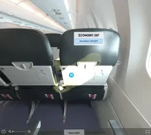 Air France Airbus A319-100 V.2 seat maps 360 panorama view