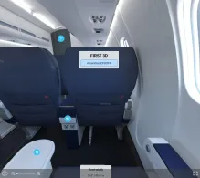 Endeavor Air Bombardier CRJ900 V.1 seat maps 360 panorama view