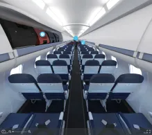 Endeavor Air Bombardier CRJ900 V.1 seat maps 360 panorama view