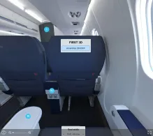 Endeavor Air Bombardier CRJ900 V.1 seat maps 360 panorama view