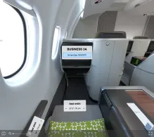TAP Air Portugal Airbus A330-200 seat maps 360 panorama view