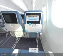 Air Caraibes Atlantique Airbus A330-300 seat maps 360 panorama view