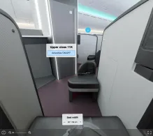 Virgin Atlantic Boeing 787-9 seat maps 360 panorama view
