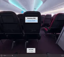 Virgin Atlantic Boeing 787-9 seat maps 360 panorama view