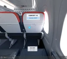 Delta Boeing 717-200 seat maps 360 panorama view